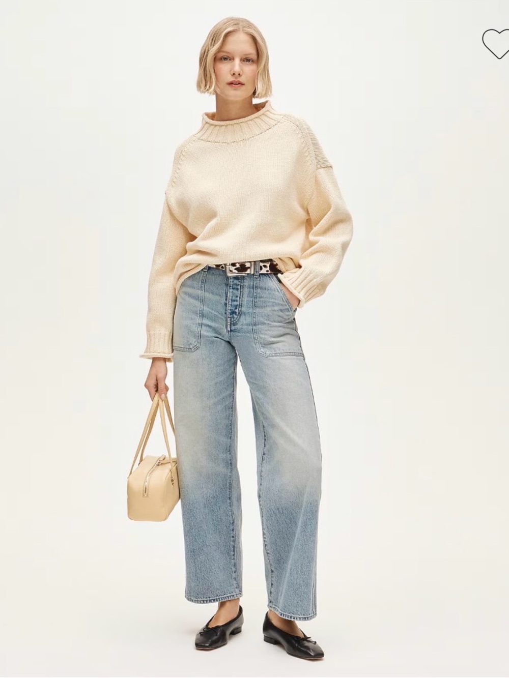 J. Crew 31T/Tall Everyday wide-leg ankle jean in rigid